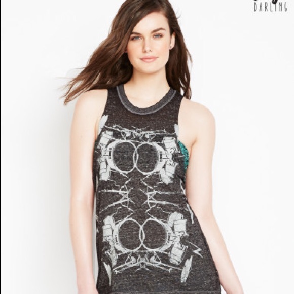 tokyo Darling Tops - Tokyo Darling Drum Set Tank Top